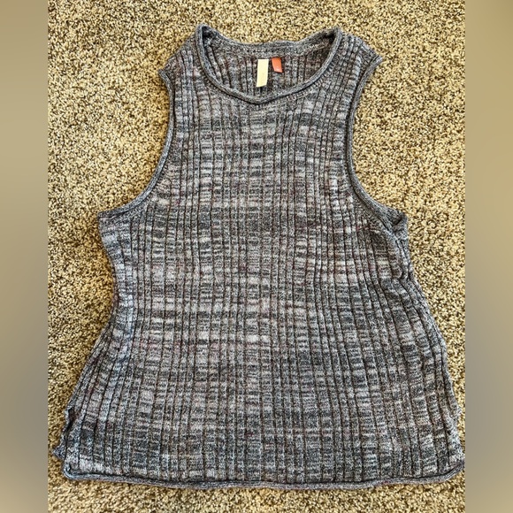 Pilcro Anthropologie knit high neck tank. Womens size L. - Picture 12 of 14